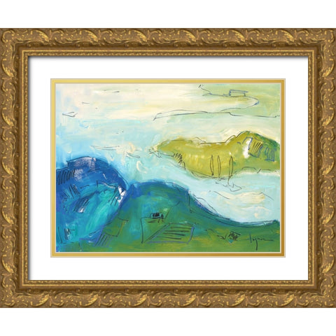 Birthing Big Dreams Gold Ornate Wood Framed Art Print with Double Matting by Fagan, Dorothy