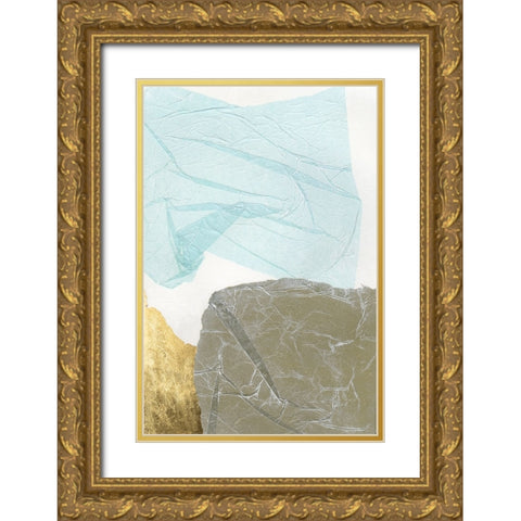 Esoteric Collage II Gold Ornate Wood Framed Art Print with Double Matting by Lam, Vanna