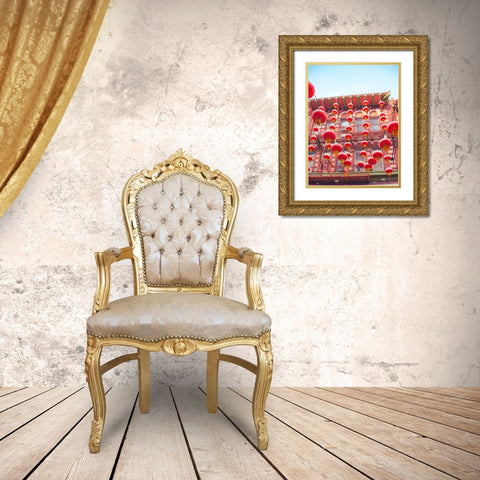 Lovely Lanterns II Gold Ornate Wood Framed Art Print with Double Matting by Quintero, Sonja