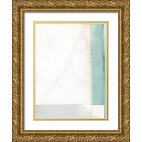 Couturier IV Gold Ornate Wood Framed Art Print with Double Matting by Cartissi