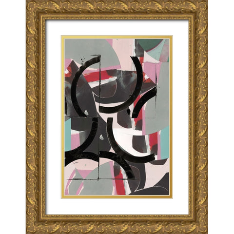 Cartissi Space II Gold Ornate Wood Framed Art Print with Double Matting by Cartissi