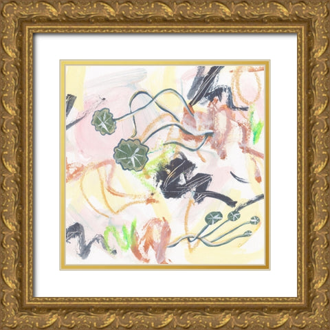 Chartreuse VI Gold Ornate Wood Framed Art Print with Double Matting by Wang, Melissa