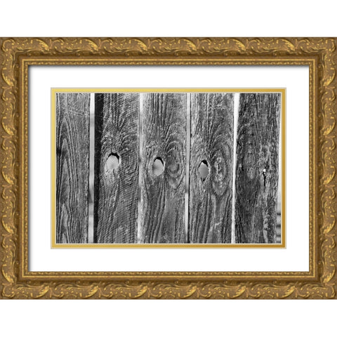 Found Textures II Gold Ornate Wood Framed Art Print with Double Matting by Johnson, Jason