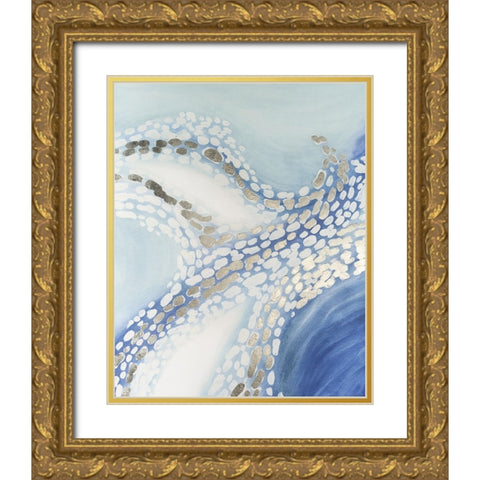 Teeming I Gold Ornate Wood Framed Art Print with Double Matting by Lam, Vanna
