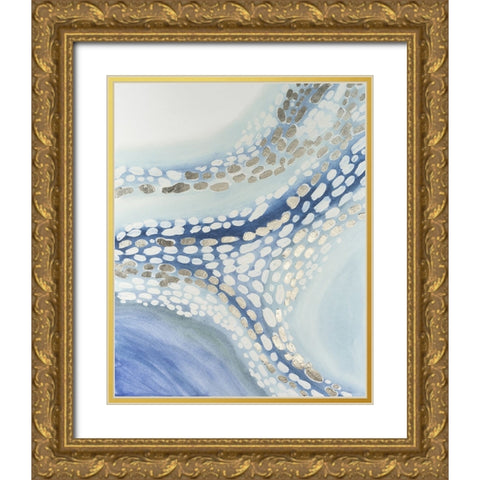 Teeming II Gold Ornate Wood Framed Art Print with Double Matting by Lam, Vanna