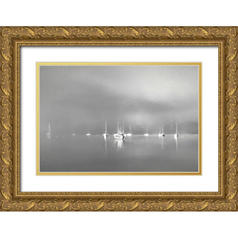 Curinga Scenes2 I Gold Ornate Wood Framed Art Print with Double Matting by Curinga, Kim