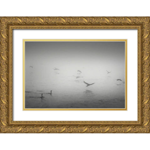 Curinga Scenes2 II Gold Ornate Wood Framed Art Print with Double Matting by Curinga, Kim