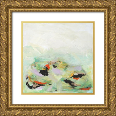 Floating on Air II Gold Ornate Wood Framed Art Print with Double Matting by Fuchs, Jodi
