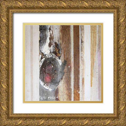 Textured Grain VI Gold Ornate Wood Framed Art Print with Double Matting by Ferrell, Erin McGee