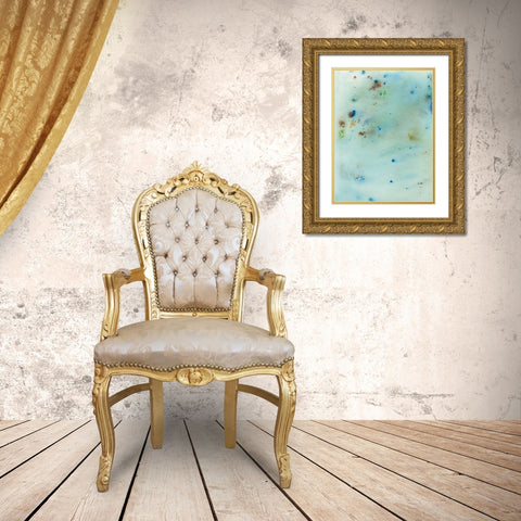 Hawaiian Rain III Gold Ornate Wood Framed Art Print with Double Matting by Fuchs, Jodi