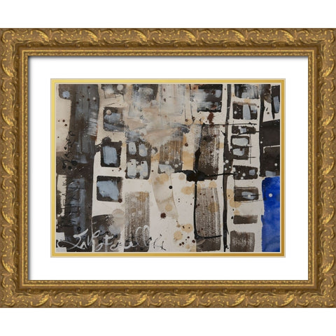 Bahrain V Gold Ornate Wood Framed Art Print with Double Matting by Ferrell, Erin McGee