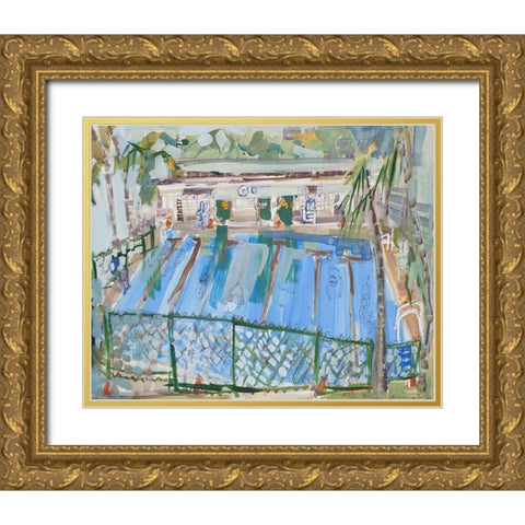 Hawaii I Gold Ornate Wood Framed Art Print with Double Matting by Ferrell, Erin McGee