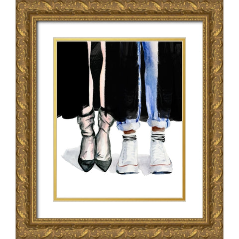 Graduation Day I Gold Ornate Wood Framed Art Print with Double Matting by Parker, Jennifer Paxton