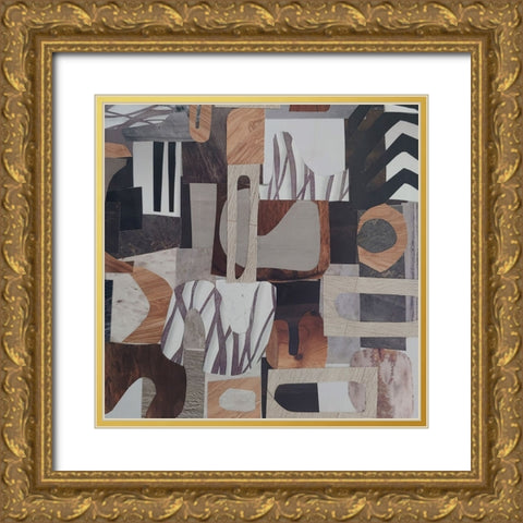 Safari Camp Serengeti I Gold Ornate Wood Framed Art Print with Double Matting by Good, Coco