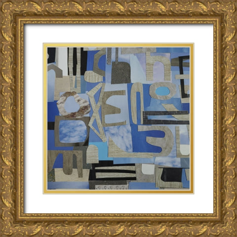 Skies Over the Camargue II Gold Ornate Wood Framed Art Print with Double Matting by Good, Coco