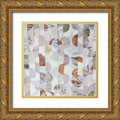 Bali Batik III Gold Ornate Wood Framed Art Print with Double Matting by Good, Coco