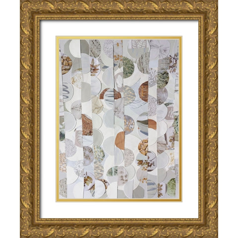 Bali Batik IV Gold Ornate Wood Framed Art Print with Double Matting by Good, Coco