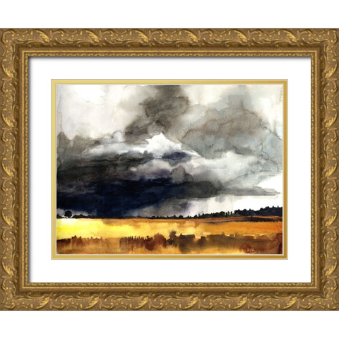 Bold Sky View II Gold Ornate Wood Framed Art Print with Double Matting by McCreery, Paul