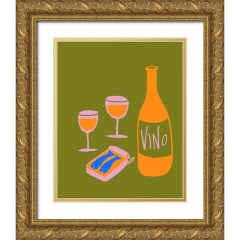 Before the Meal I Gold Ornate Wood Framed Art Print with Double Matting by Sizemore, Natalie