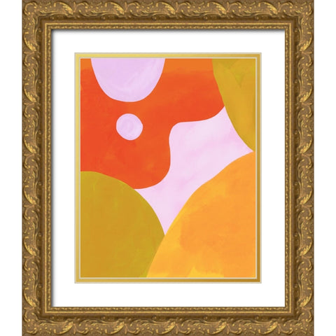 Tilting Planet I Gold Ornate Wood Framed Art Print with Double Matting by Sizemore, Natalie