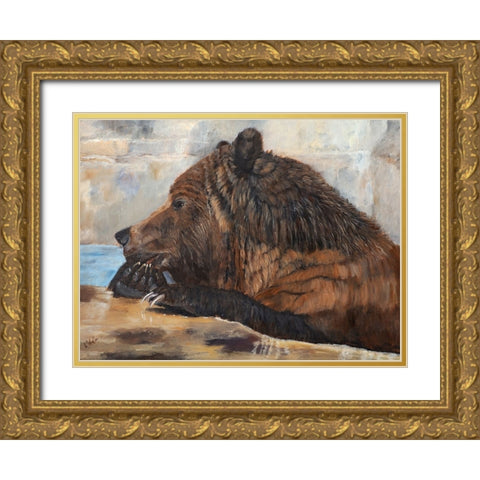 Cleaning Up Gold Ornate Wood Framed Art Print with Double Matting by Winkler, Kathy