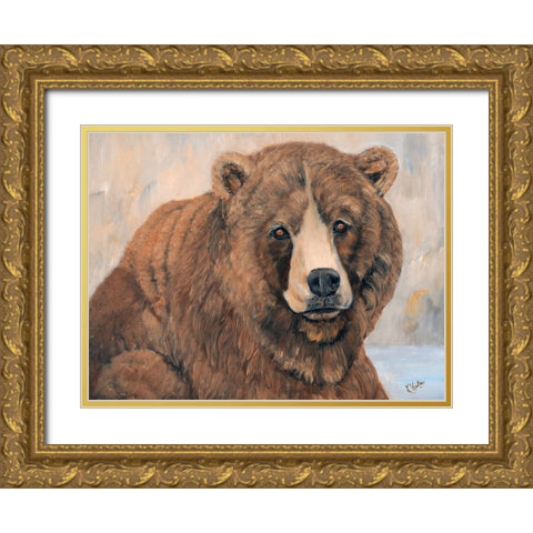 Close Enough Gold Ornate Wood Framed Art Print with Double Matting by Winkler, Kathy