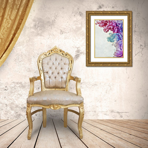 Cotton Candy Clouded Water I Gold Ornate Wood Framed Art Print with Double Matting by Aldridge, Ashley