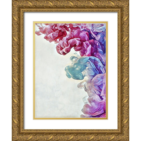 Cotton Candy Clouded Water I Gold Ornate Wood Framed Art Print with Double Matting by Aldridge, Ashley