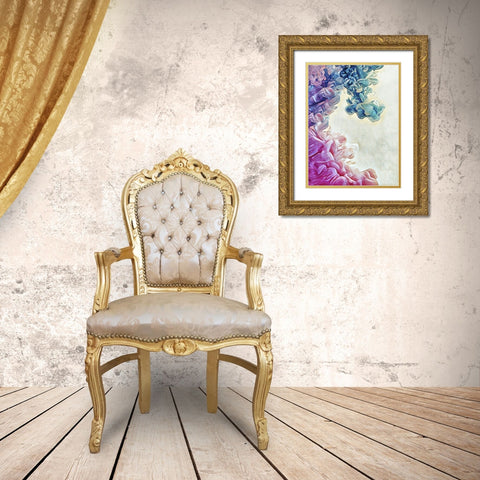 Cotton Candy Clouded Water II Gold Ornate Wood Framed Art Print with Double Matting by Aldridge, Ashley