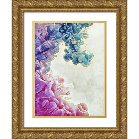 Cotton Candy Clouded Water II Gold Ornate Wood Framed Art Print with Double Matting by Aldridge, Ashley