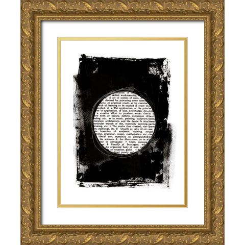 Collected Knowledge II Gold Ornate Wood Framed Art Print with Double Matting by Haase, Andrea