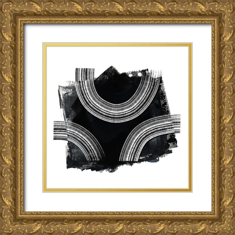 Inside Out II Gold Ornate Wood Framed Art Print with Double Matting by Haase, Andrea