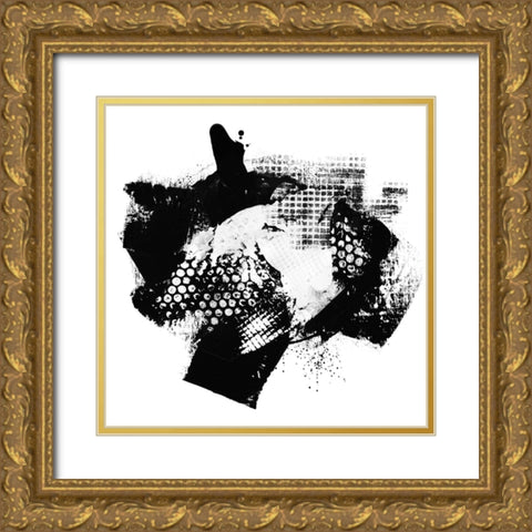 Rough Times II Gold Ornate Wood Framed Art Print with Double Matting by Haase, Andrea