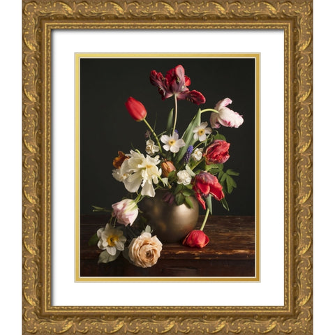 Spring Has Come  I Gold Ornate Wood Framed Art Print with Double Matting by McLean, Leah