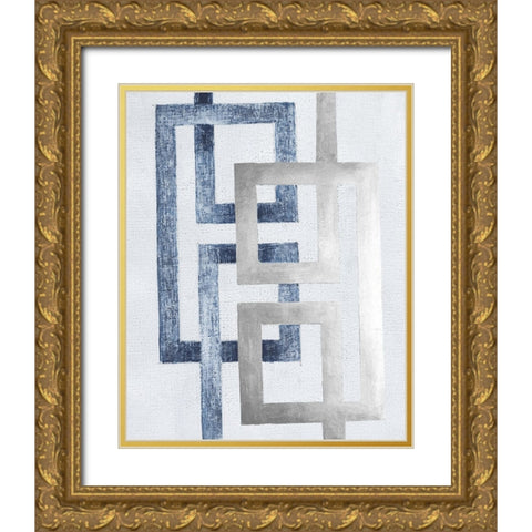 Transversal I Gold Ornate Wood Framed Art Print with Double Matting by Lam, Vanna