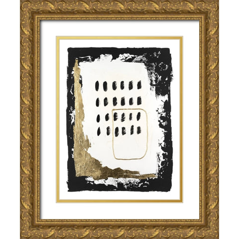 Gold Junction II Gold Ornate Wood Framed Art Print with Double Matting by Willett, Michael