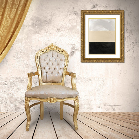 Triennial I Gold Ornate Wood Framed Art Print with Double Matting by Lam, Vanna