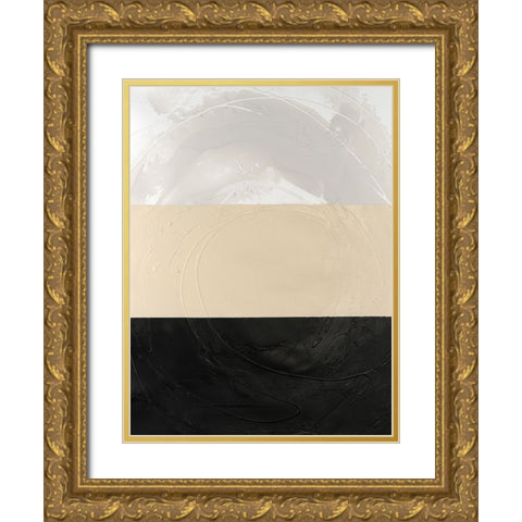 Triennial I Gold Ornate Wood Framed Art Print with Double Matting by Lam, Vanna