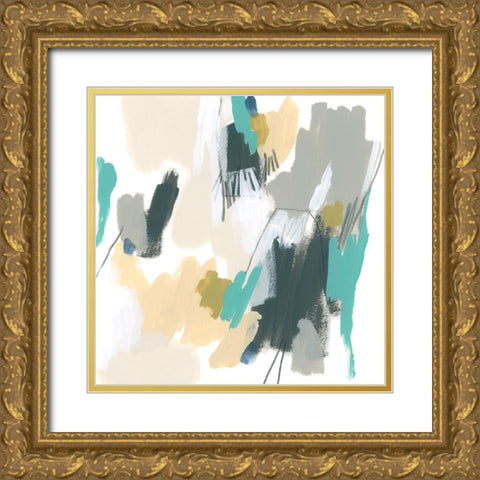 Strike Reflection IV Gold Ornate Wood Framed Art Print with Double Matting by Vess, June Erica