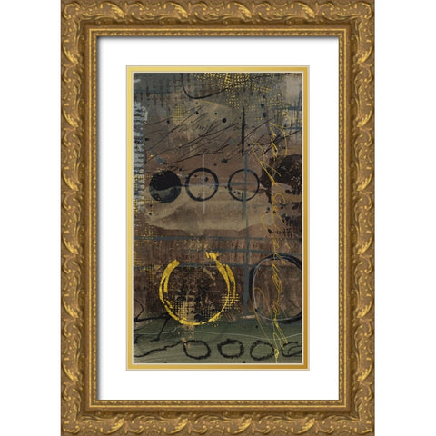 Urban Luxury II Gold Ornate Wood Framed Art Print with Double Matting by Haase, Andrea
