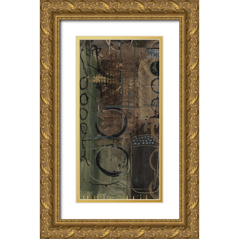 Urban Luxury IV Gold Ornate Wood Framed Art Print with Double Matting by Haase, Andrea