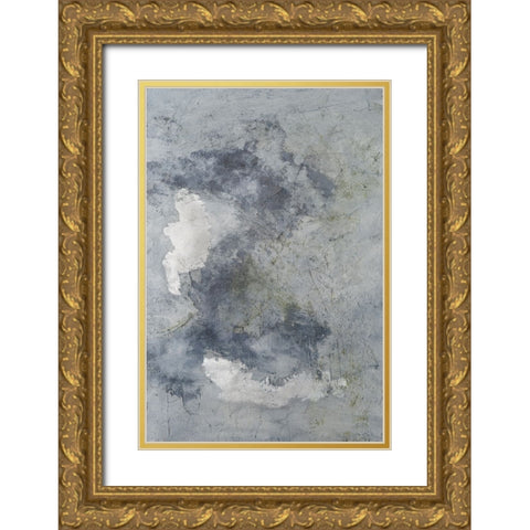 Indigo Dreamscape II Gold Ornate Wood Framed Art Print with Double Matting by Willett, Michael