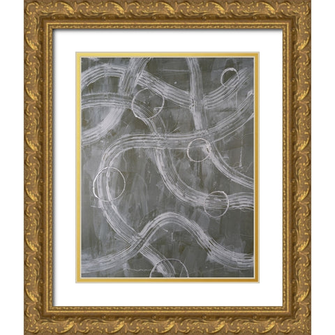 Lavish Lanes III Gold Ornate Wood Framed Art Print with Double Matting by Willett, Michael