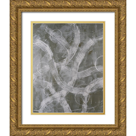 Lavish Lanes IV Gold Ornate Wood Framed Art Print with Double Matting by Willett, Michael