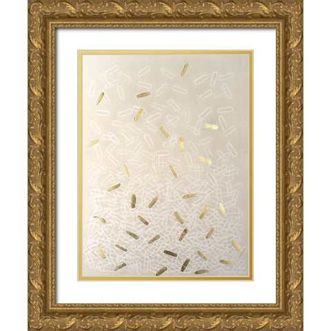 Capsules I Gold Ornate Wood Framed Art Print with Double Matting by Lam, Vanna