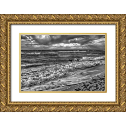 Hollywood Beach Florida  I Gold Ornate Wood Framed Art Print with Double Matting by Kearney, Franklin