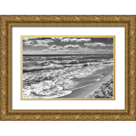 Hollywood Beach Florida  IV Gold Ornate Wood Framed Art Print with Double Matting by Kearney, Franklin