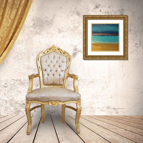 Lifes Insignia I Gold Ornate Wood Framed Art Print with Double Matting by Smith, Karen