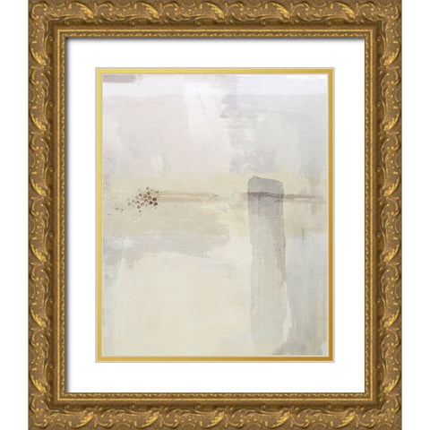 Tip Tone I Gold Ornate Wood Framed Art Print with Double Matting by Smith, Karen