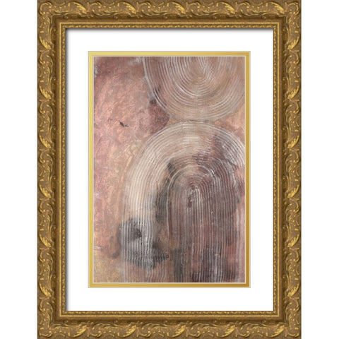 Century Hues I Gold Ornate Wood Framed Art Print with Double Matting by Lam, Vanna